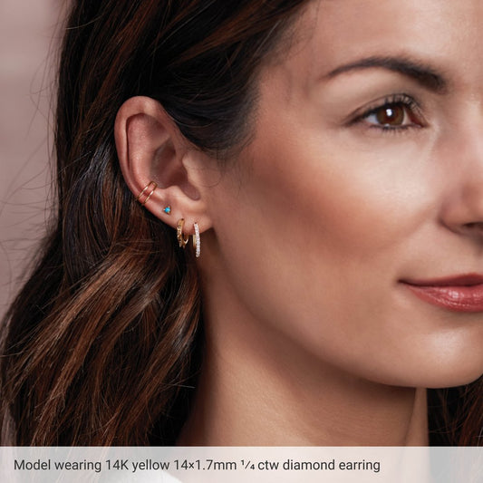 Sterling Silver Endless Hoop Earrings - Minimal Silver Huggie Hoops (10mm & 20mm) 5C