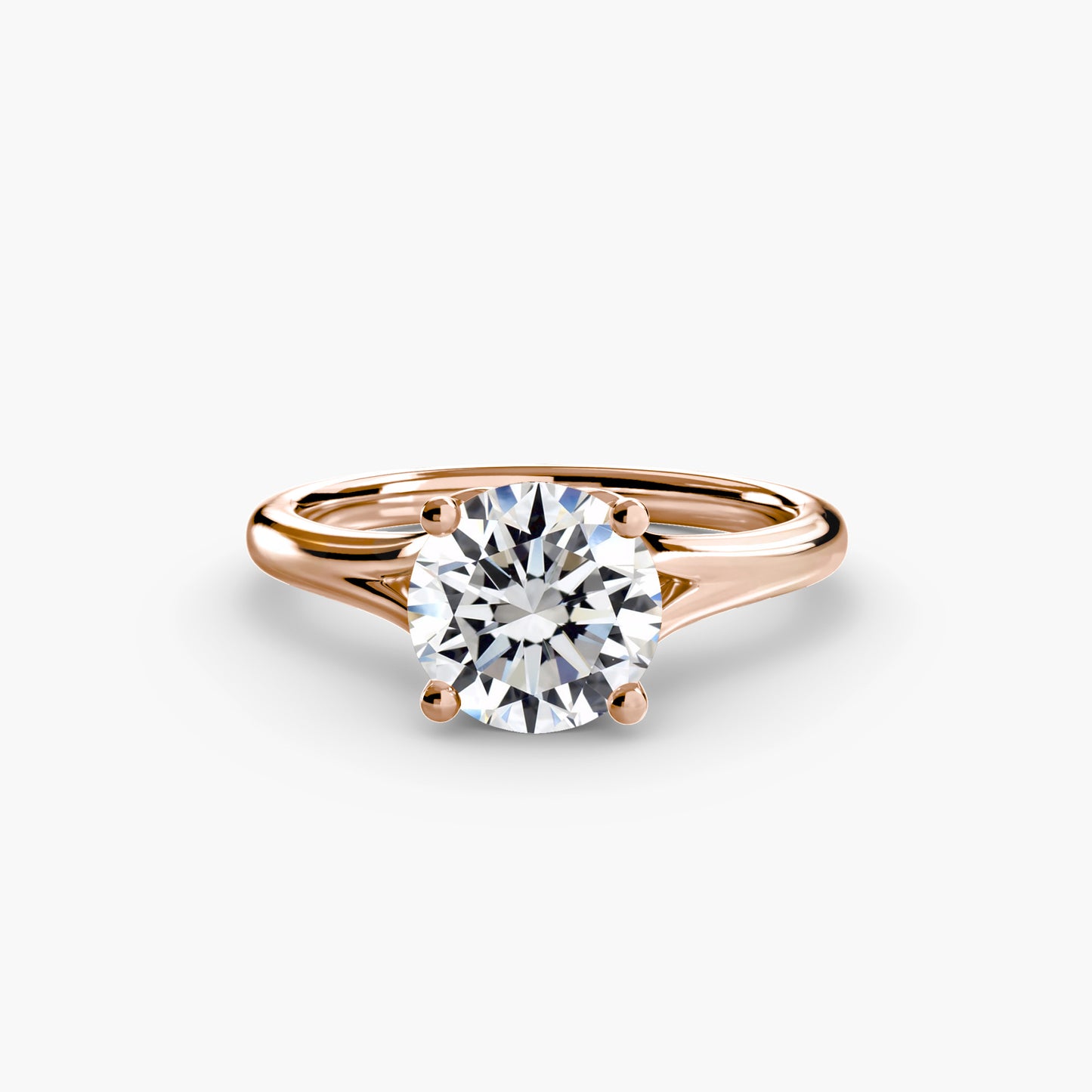 Classic Solitaire Engagement Ring - 2.2mm