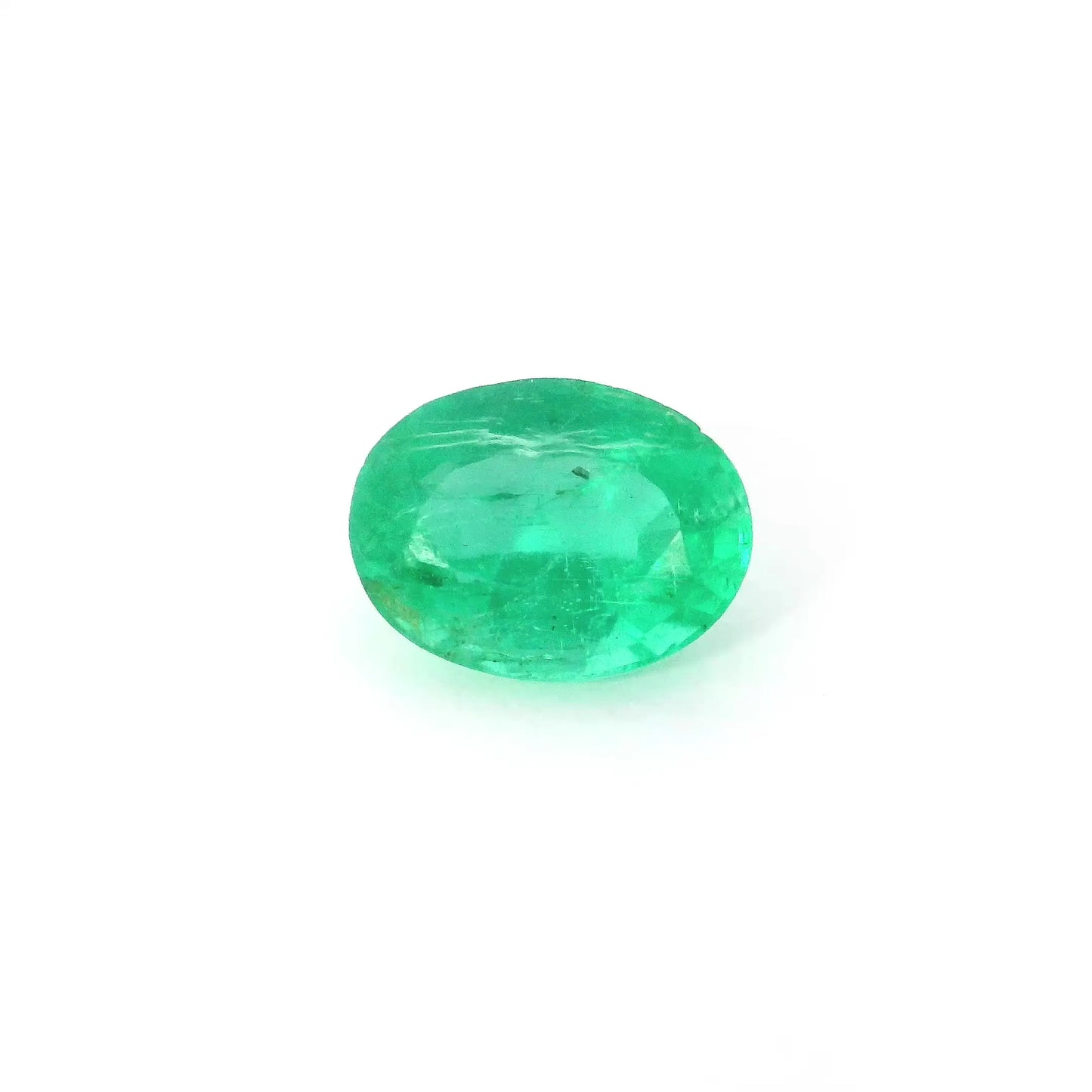 1.94ct Oval Natural Emerald (Colour Green, Clarity Slightly Included, Cut Faceted)