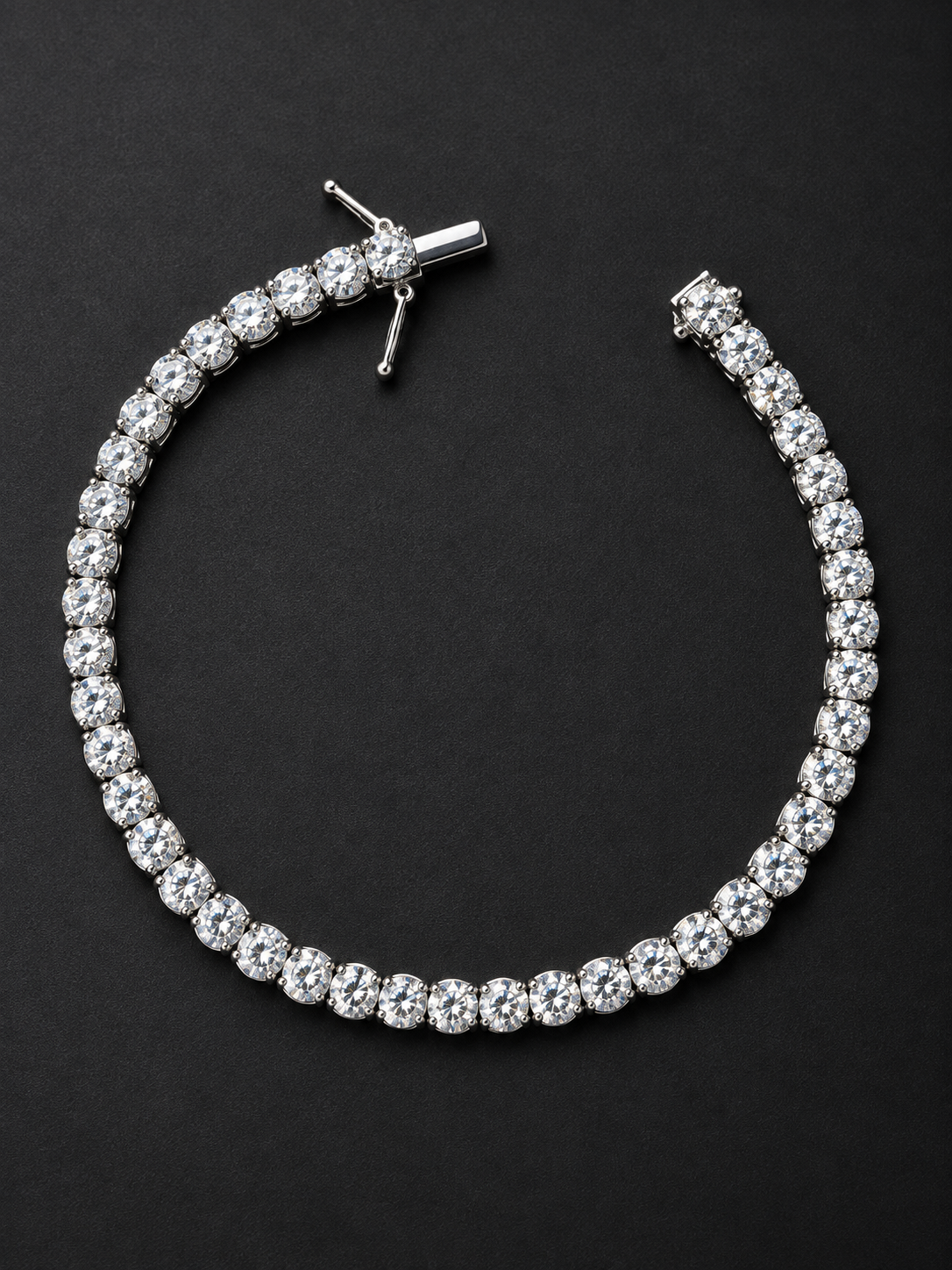 9 CTW Lab-Grown Diamond Tennis Bracelet – IGI Report| 10K White Gold 6.5 Inch