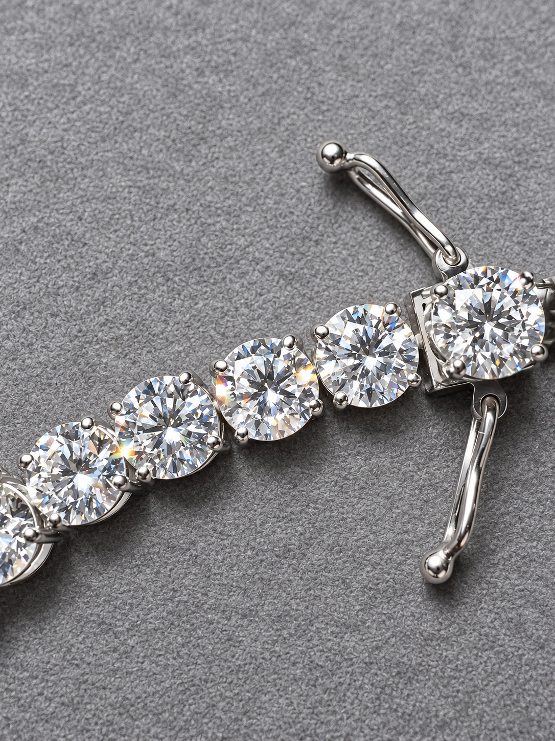 9 CTW Lab-Grown Diamond Tennis Bracelet – IGI Report| 10K White Gold 6.5 Inch