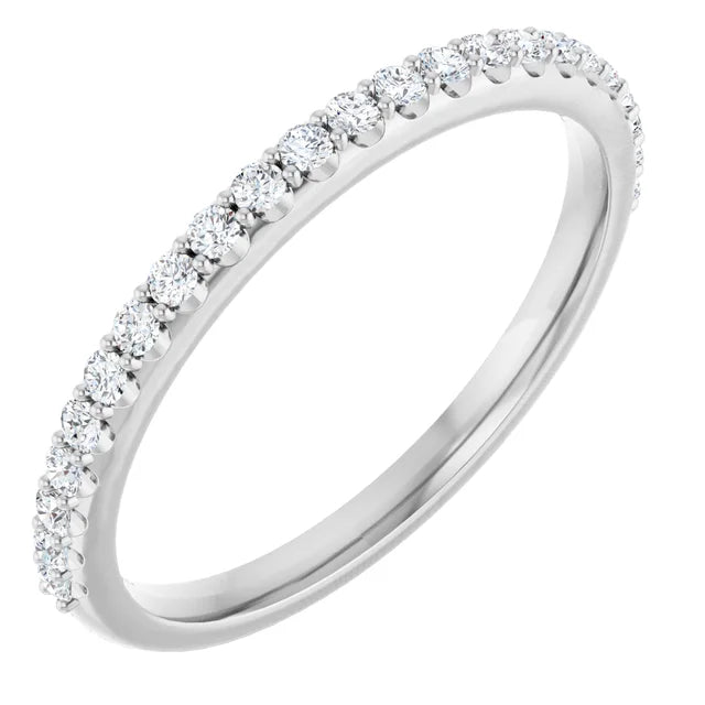 14K Yellow Gold 1/4 CTW Natural Diamond Wedding or Anniversary Band 5C