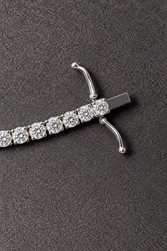 4.34 CTW Lab-Grown Diamond Tennis Bracelet – IGI Report | 10K White Gold 6.5 inch