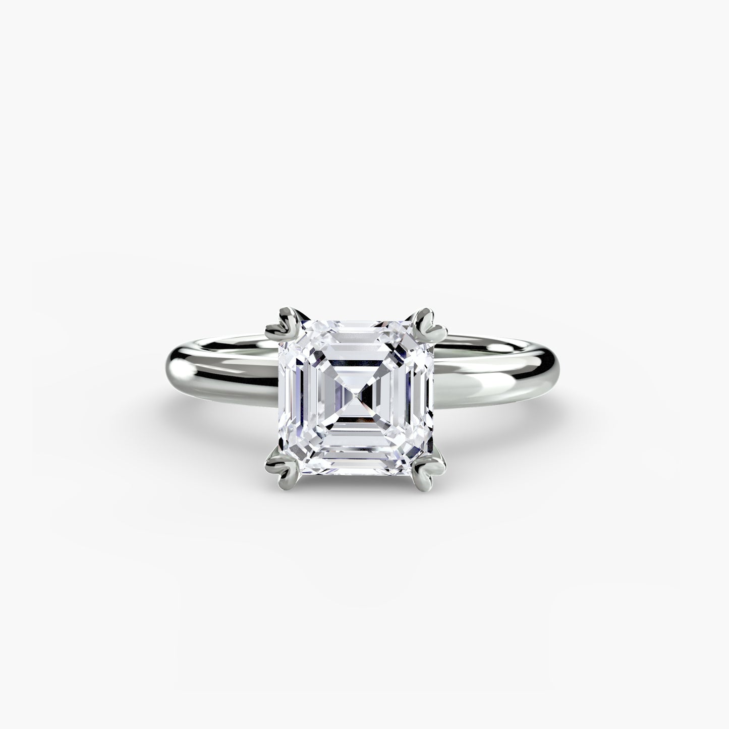 Classic Solitaire Engagement Ring - 2.4mm