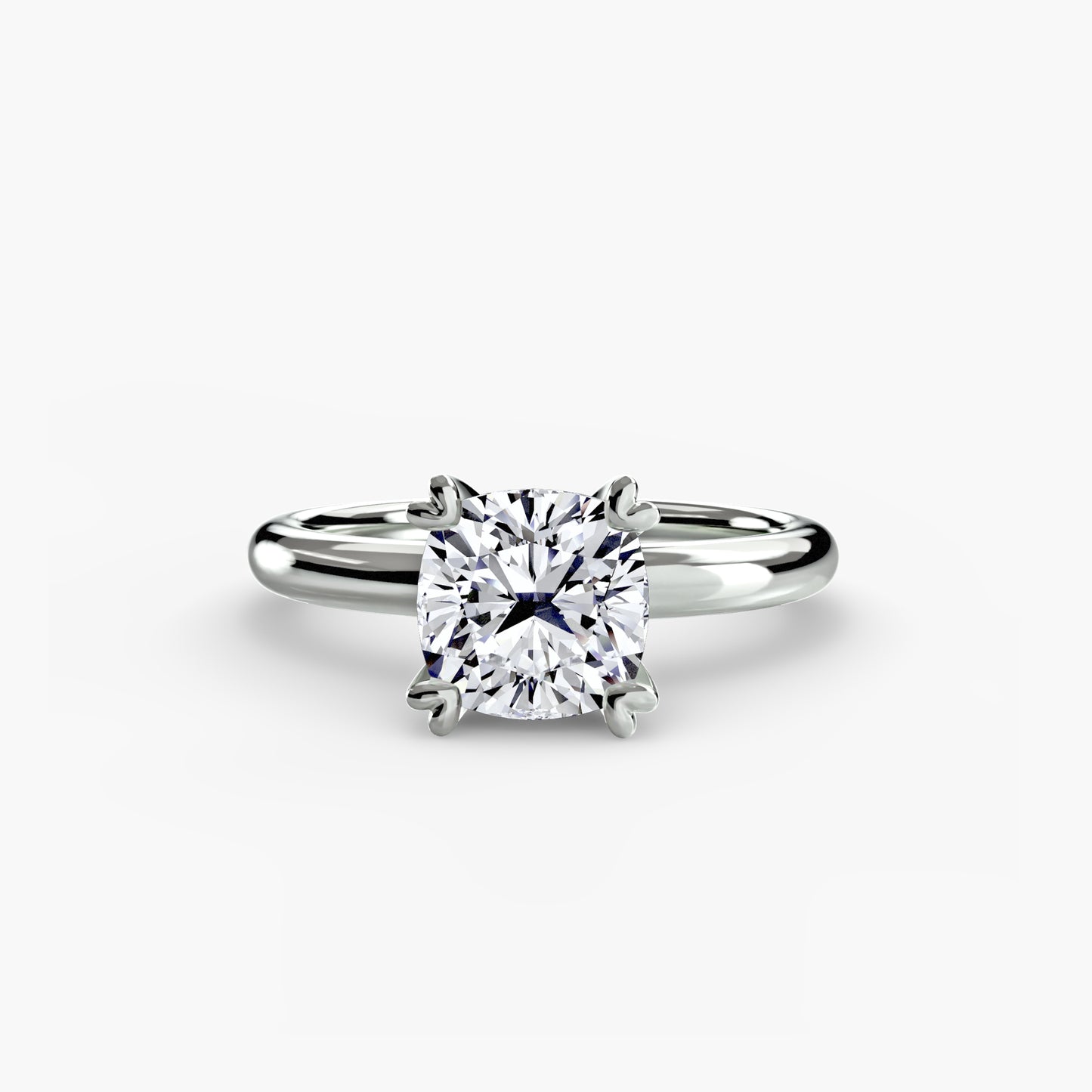 Classic Solitaire Engagement Ring - 2.4mm