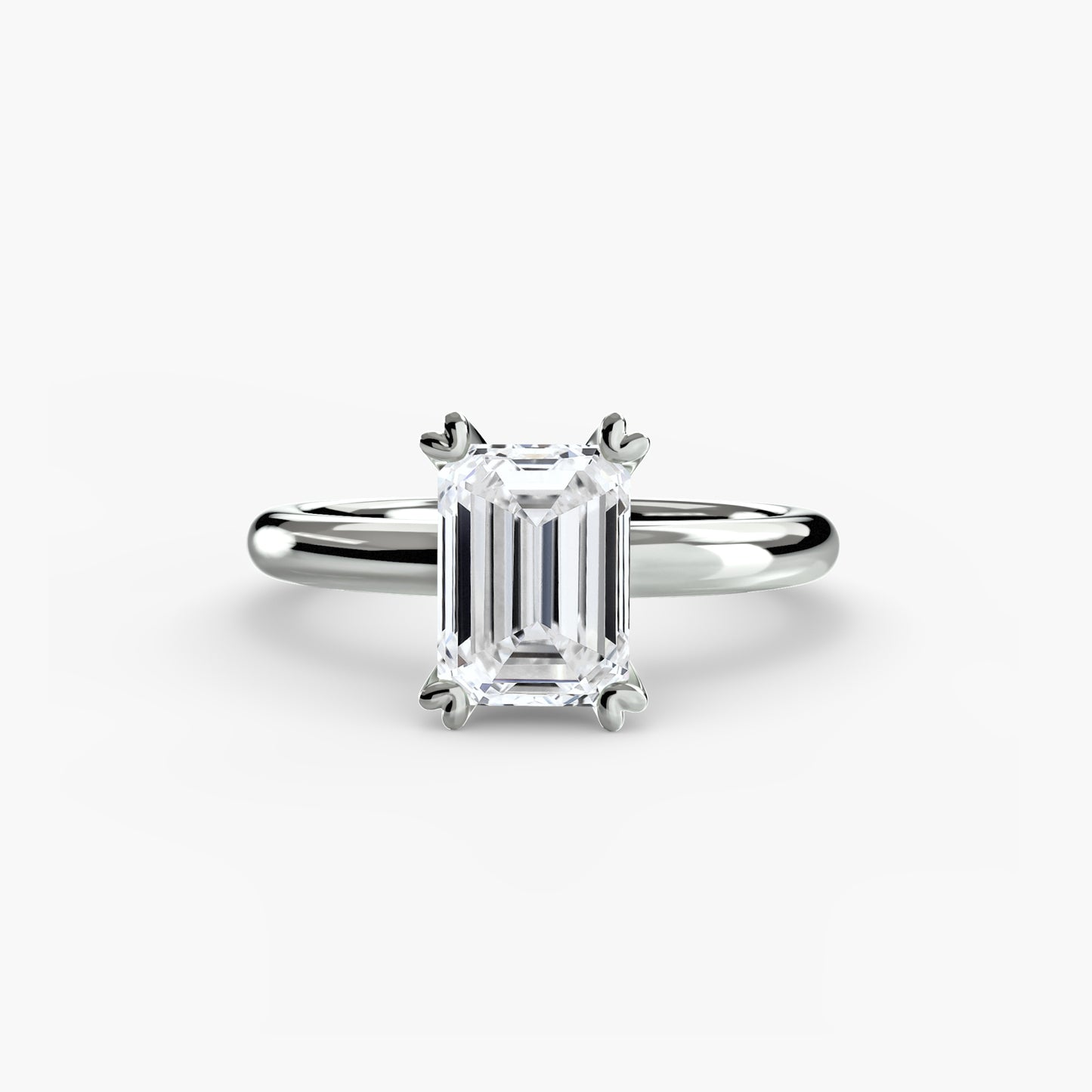Classic Solitaire Engagement Ring - 2.4mm