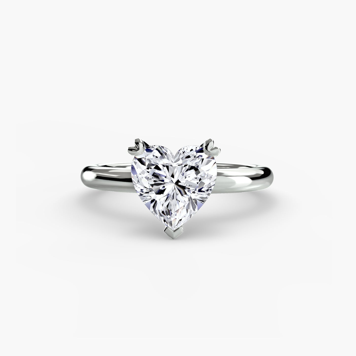 Classic Solitaire Engagement Ring - 2.4mm