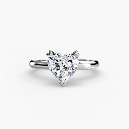 Classic Solitaire Engagement Ring - 2.4mm