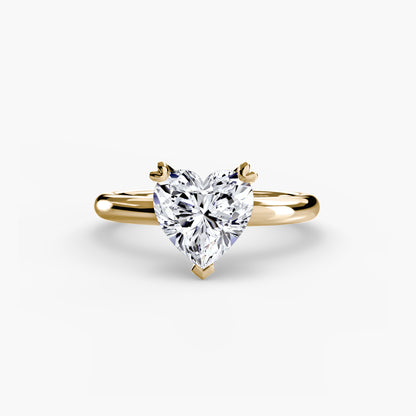 Classic Solitaire Engagement Ring - 2.4mm