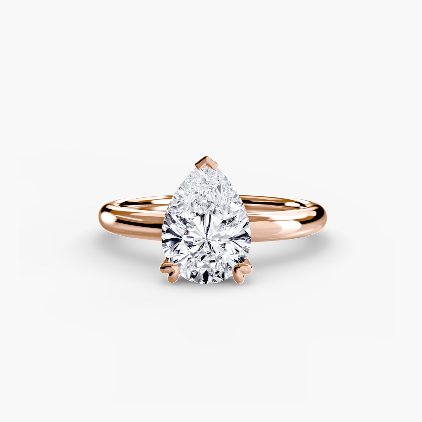 Classic Solitaire Engagement Ring - 2.4mm