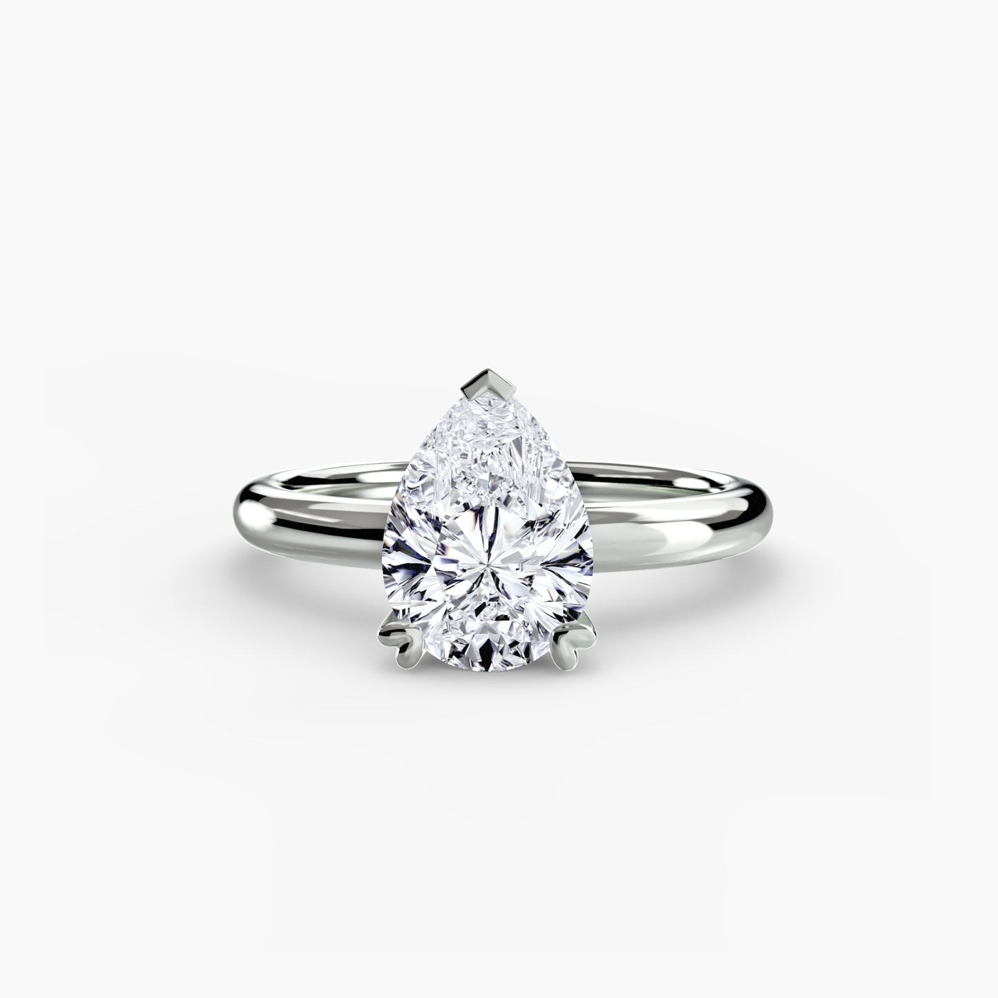 Classic Solitaire Engagement Ring - 2.4mm