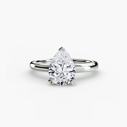 Classic Solitaire Engagement Ring - 2.4mm