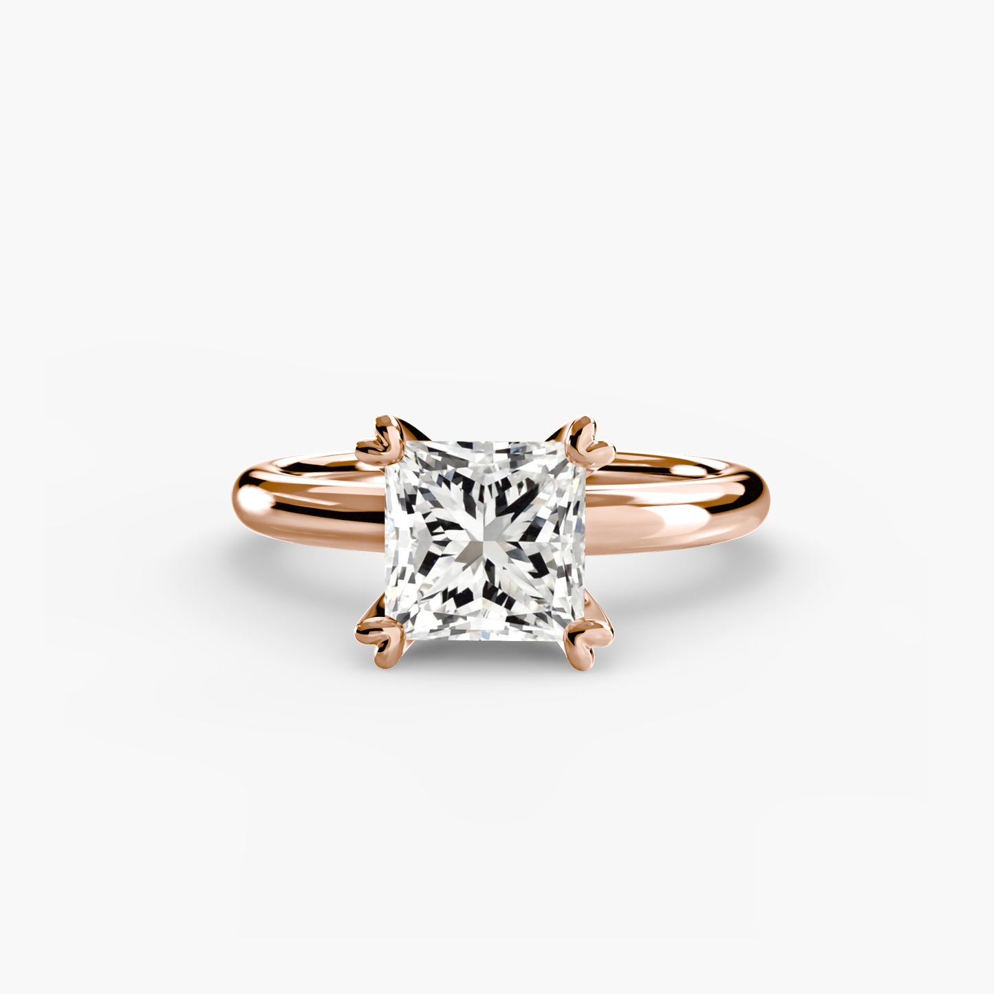 Classic Solitaire Engagement Ring - 2.4mm