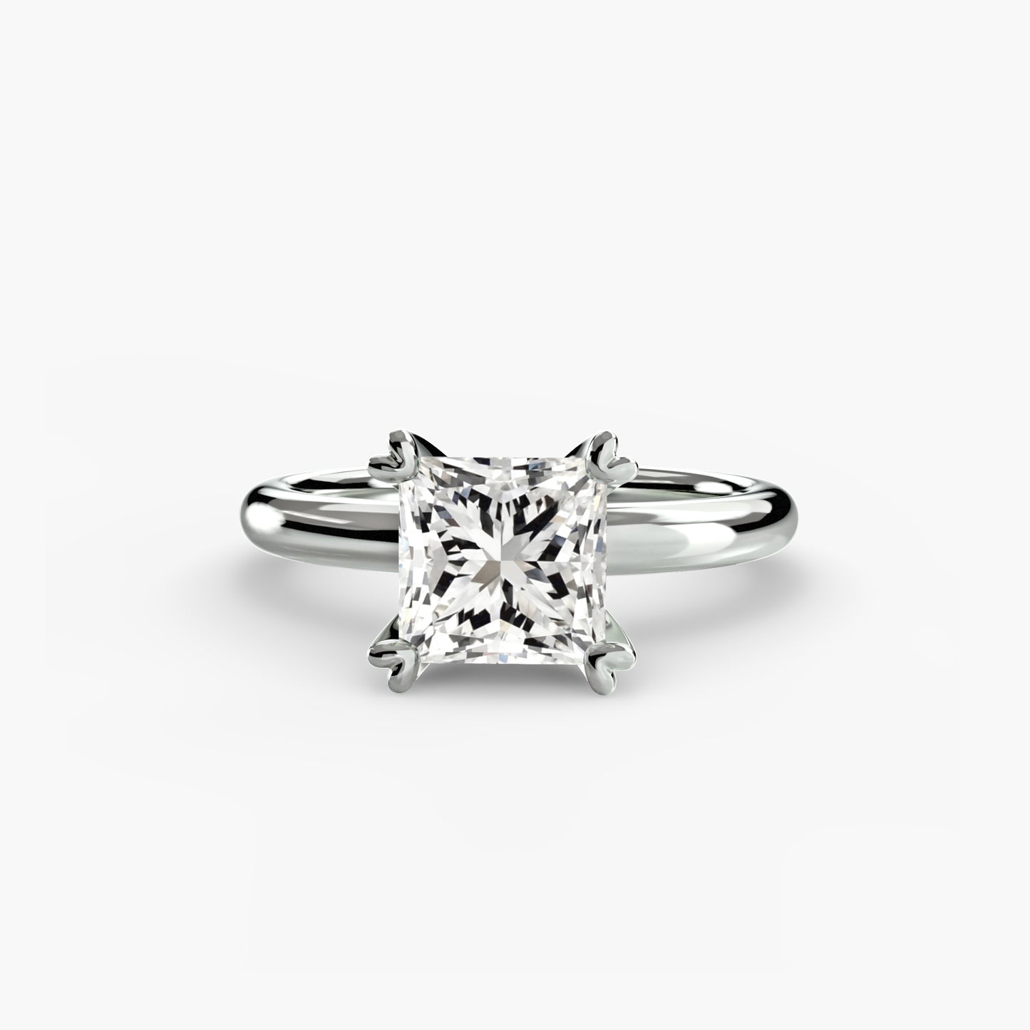 Classic Solitaire Engagement Ring - 2.4mm