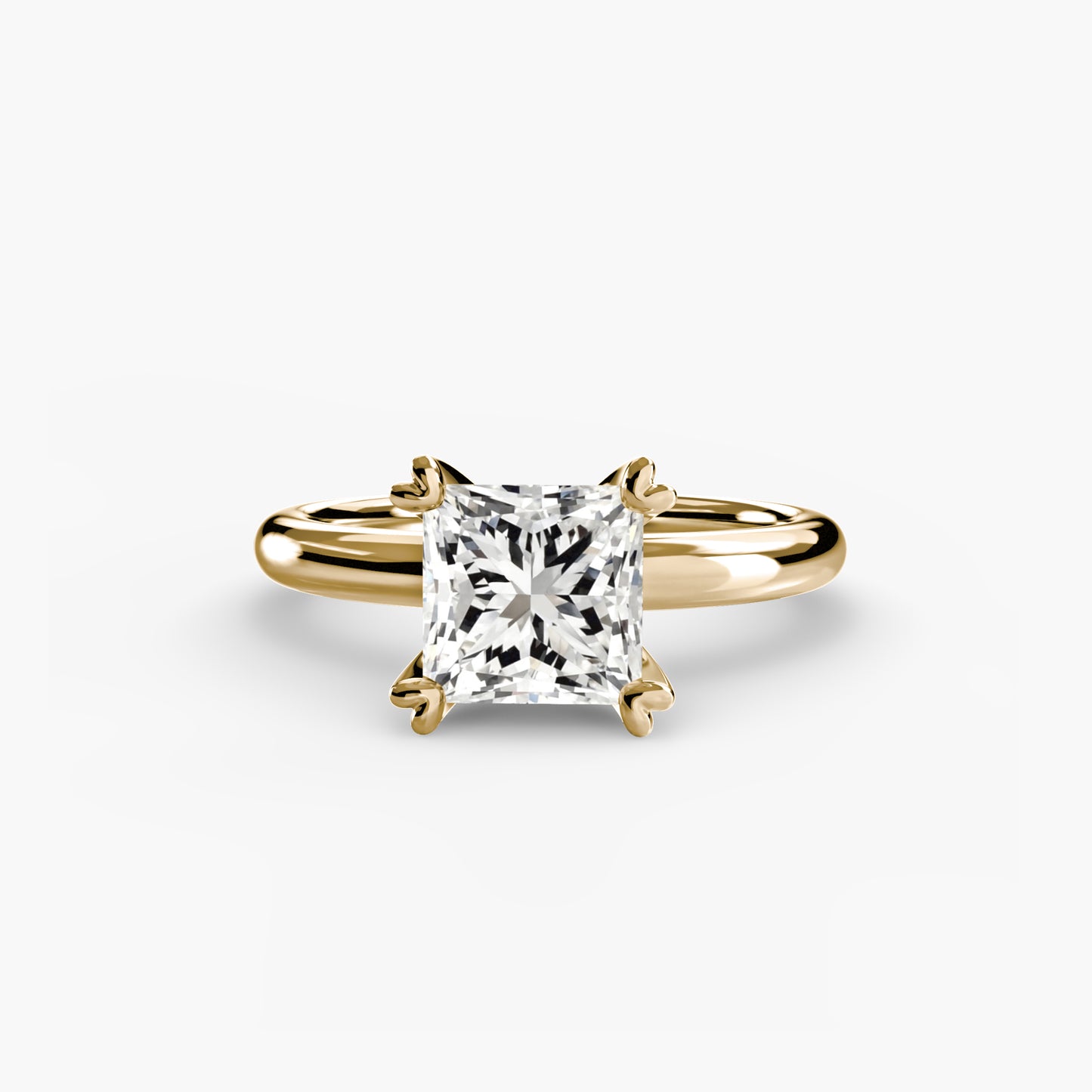 Classic Solitaire Engagement Ring - 2.4mm