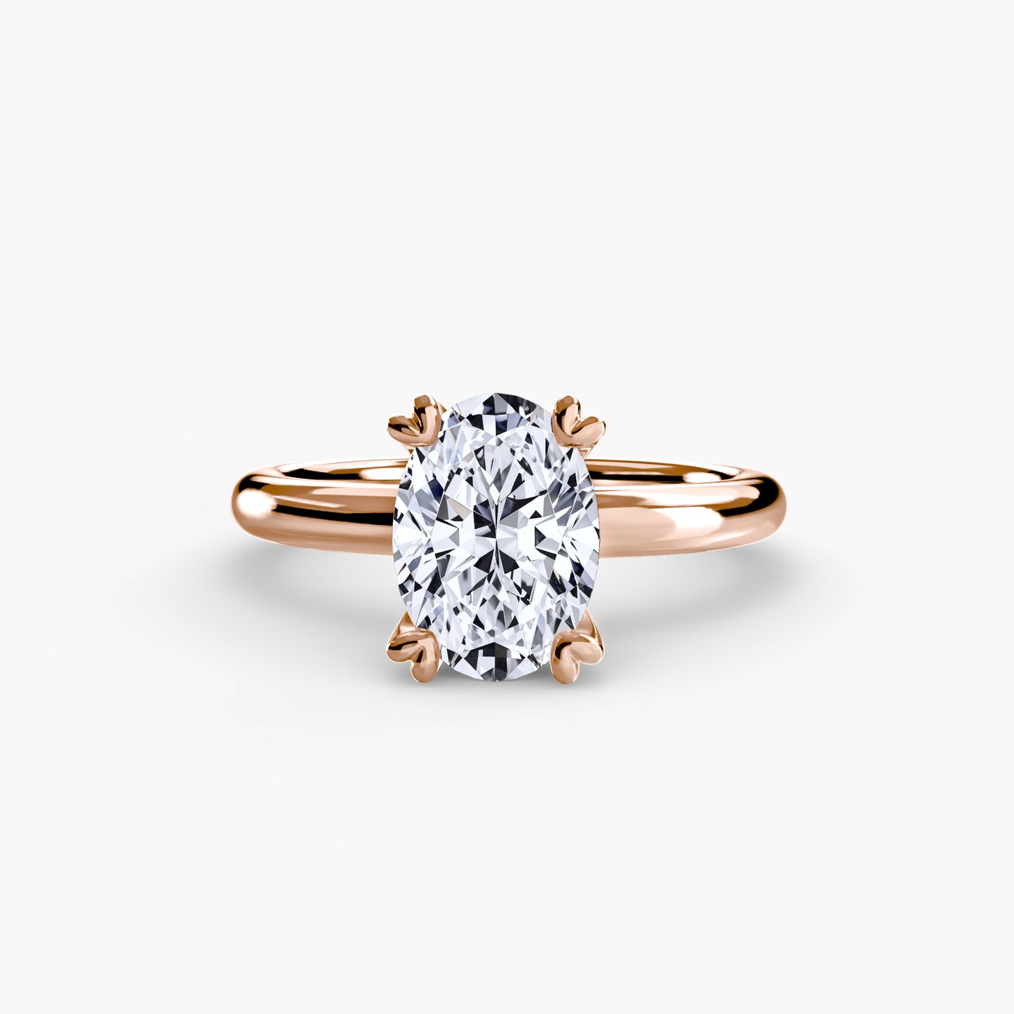 Classic Solitaire Engagement Ring - 2.4mm