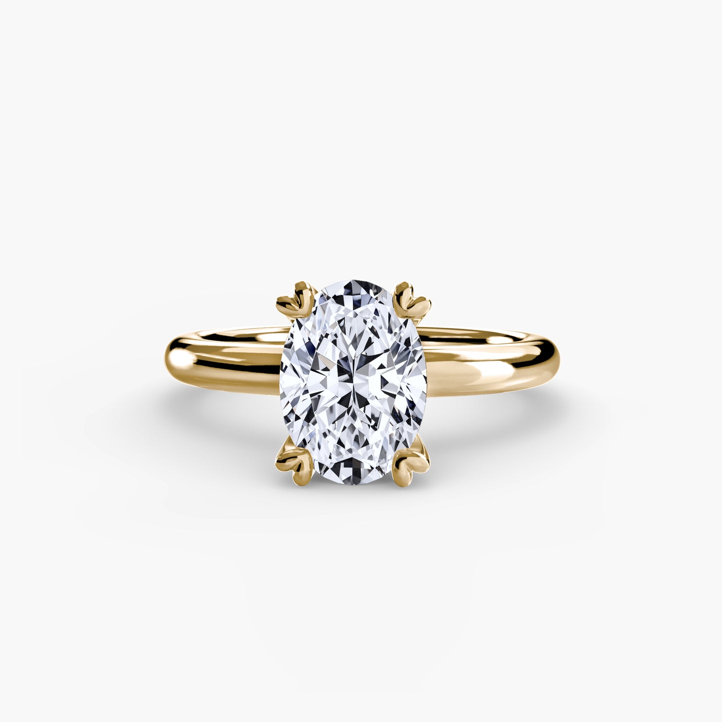 Classic Solitaire Engagement Ring - 2.4mm