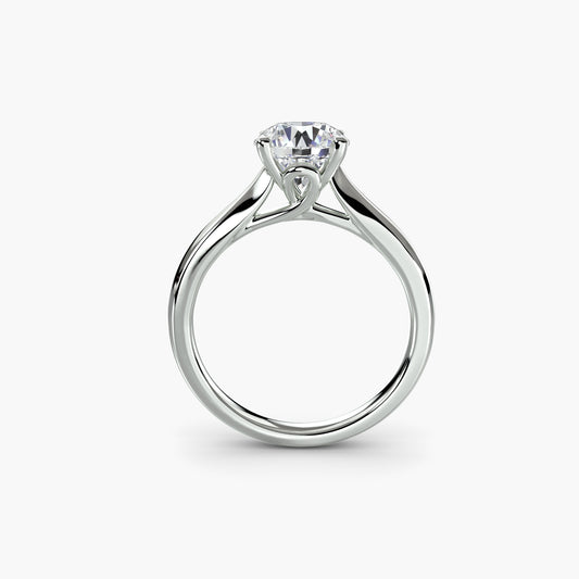 Classic Solitaire Engagement Ring - 2.4mm