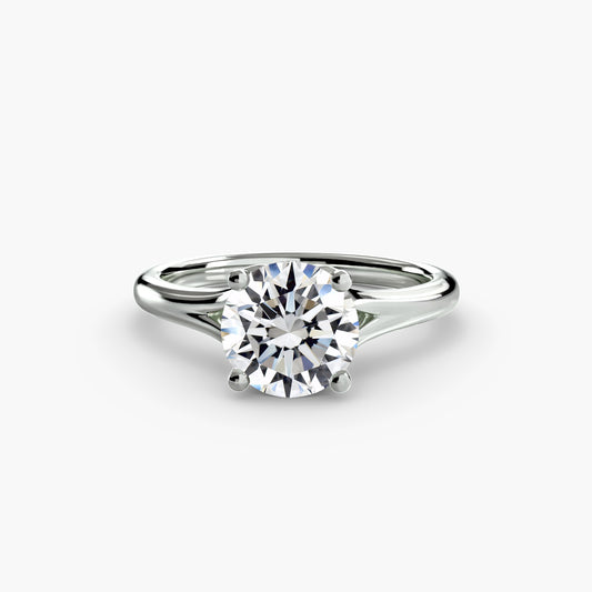 Classic Solitaire Engagement Ring - 2.2mm