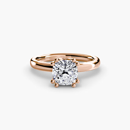 6-Prong Tulip Solitaire Engagement Ring