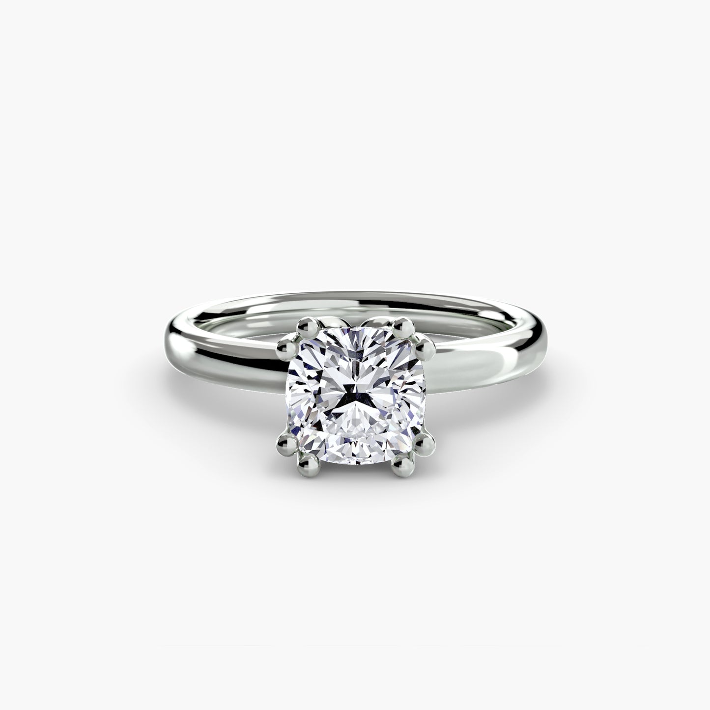 6-Prong Tulip Solitaire Engagement Ring