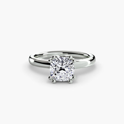 6-Prong Tulip Solitaire Engagement Ring