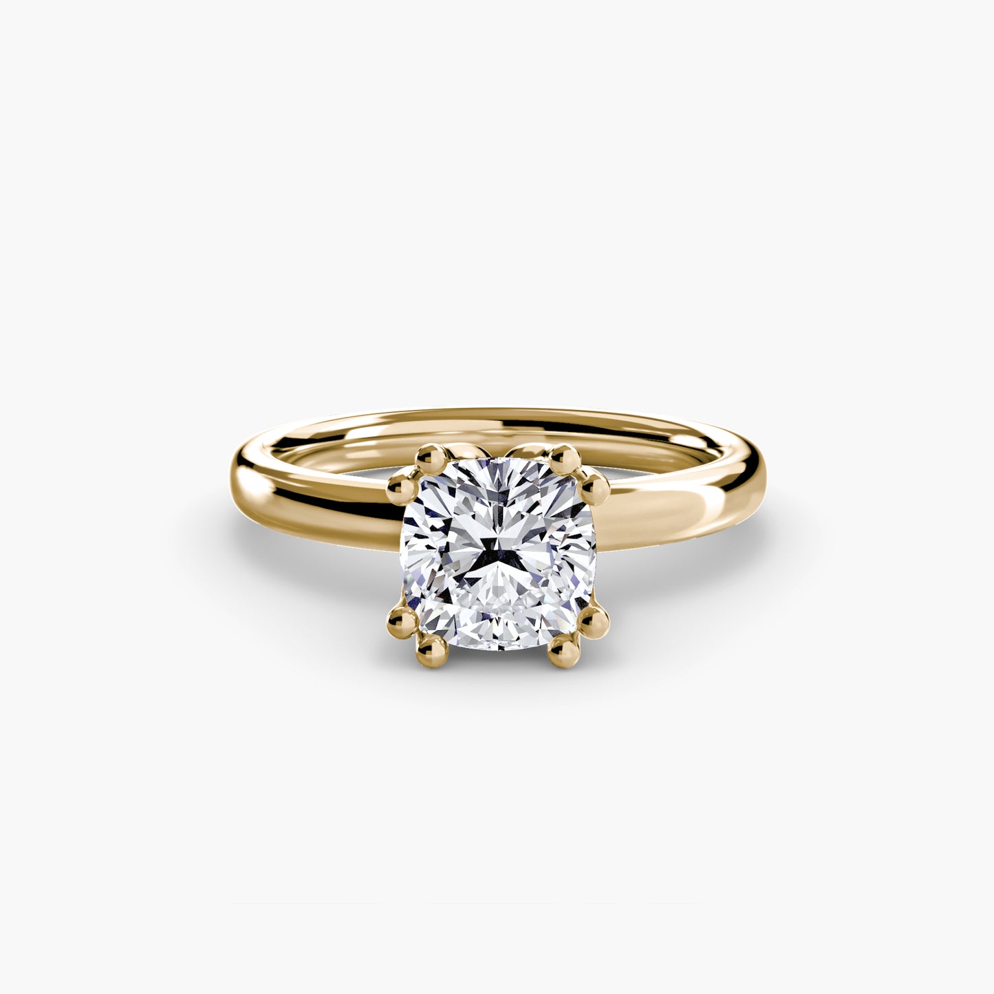 6-Prong Tulip Solitaire Engagement Ring