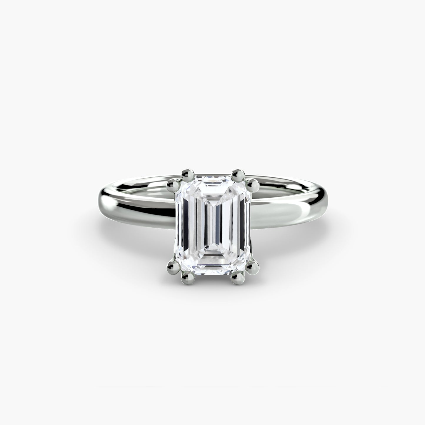 6-Prong Tulip Solitaire Engagement Ring