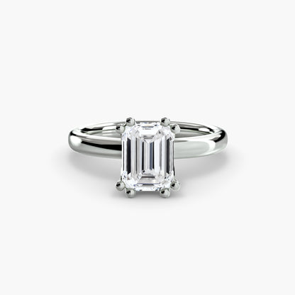 6-Prong Tulip Solitaire Engagement Ring