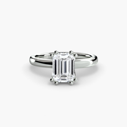 6-Prong Tulip Solitaire Engagement Ring