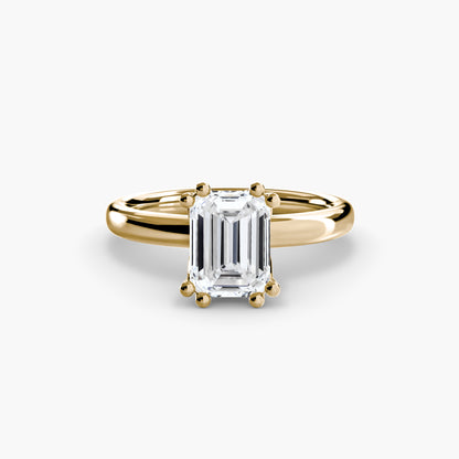 6-Prong Tulip Solitaire Engagement Ring