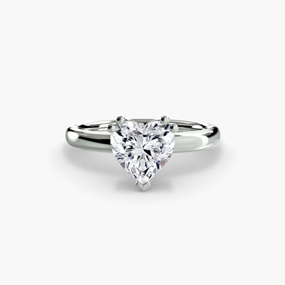 6-Prong Tulip Solitaire Engagement Ring