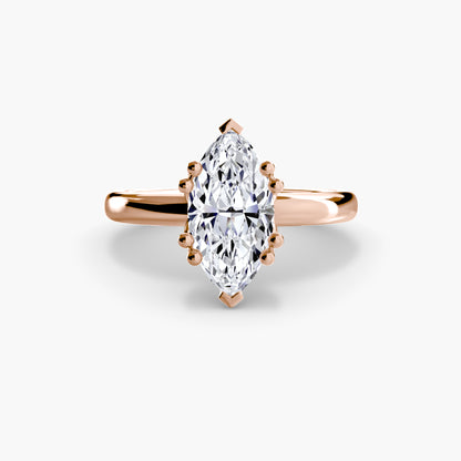 6-Prong Tulip Solitaire Engagement Ring