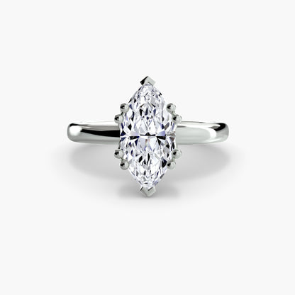 6-Prong Tulip Solitaire Engagement Ring