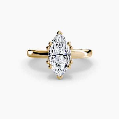 6-Prong Tulip Solitaire Engagement Ring