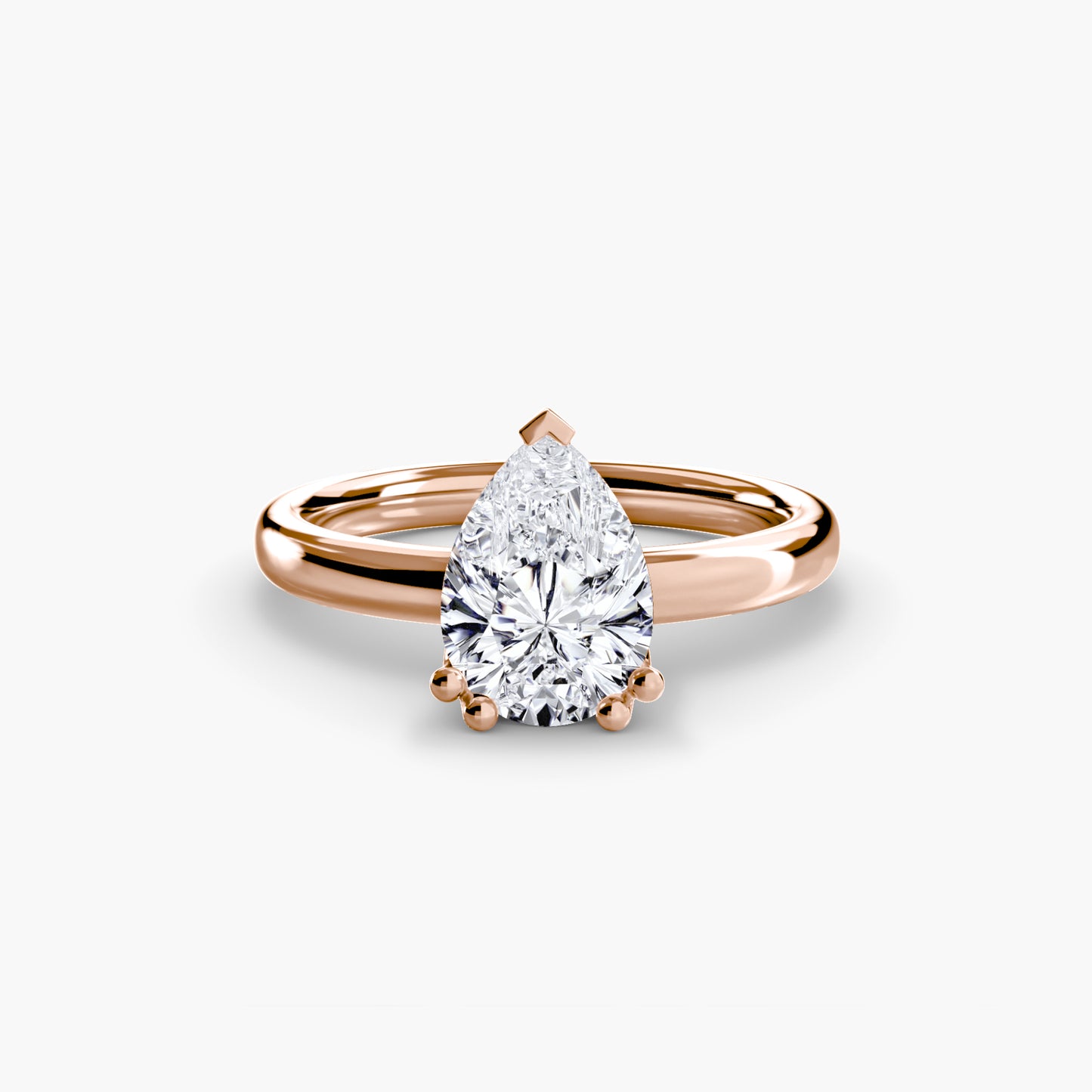 6-Prong Tulip Solitaire Engagement Ring