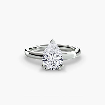 6-Prong Tulip Solitaire Engagement Ring