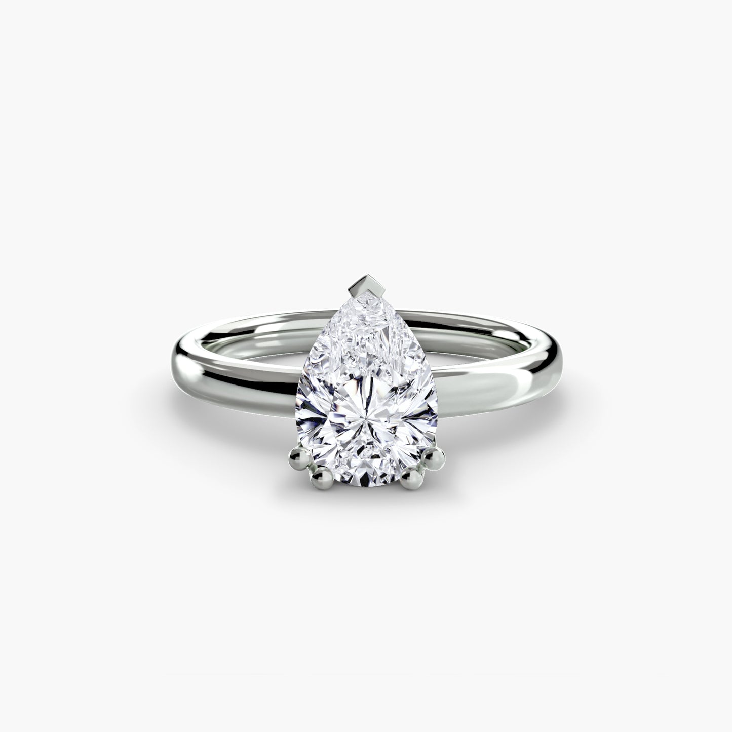 6-Prong Tulip Solitaire Engagement Ring