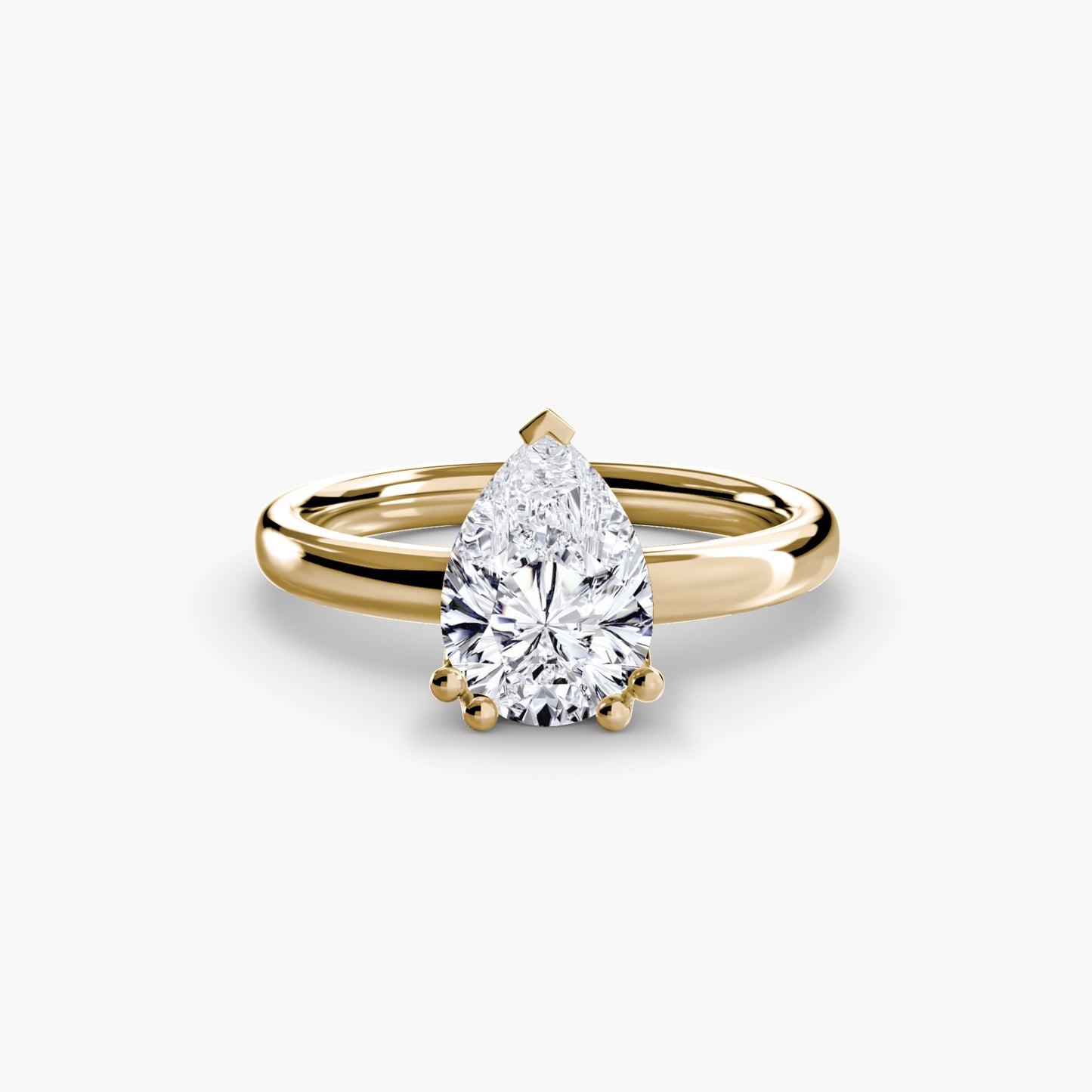 6-Prong Tulip Solitaire Engagement Ring