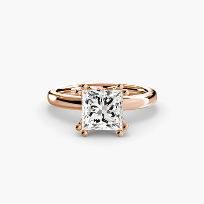 6-Prong Tulip Solitaire Engagement Ring