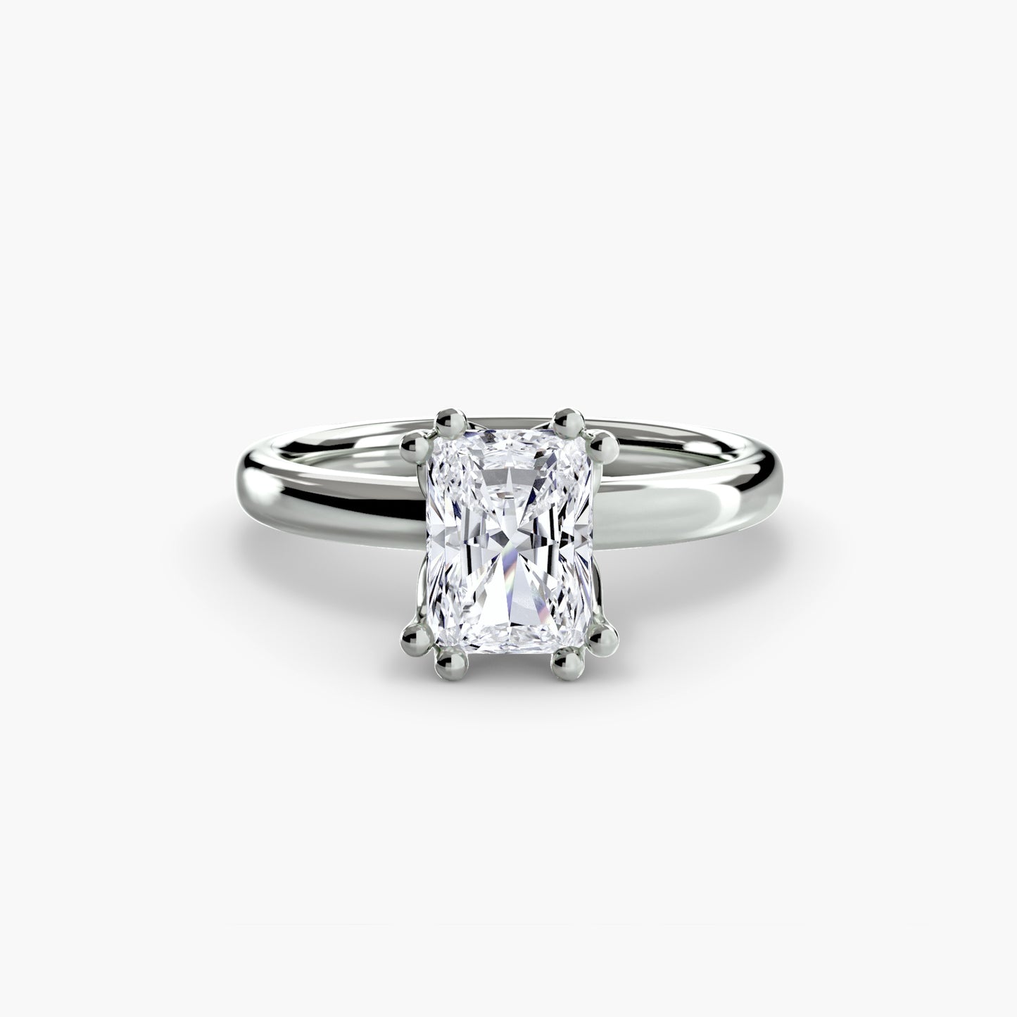 6-Prong Tulip Solitaire Engagement Ring