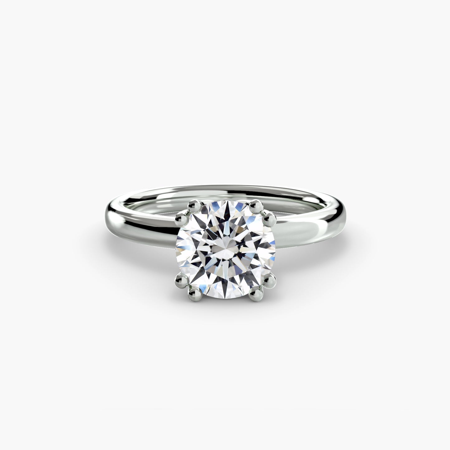 6-Prong Tulip Solitaire Engagement Ring