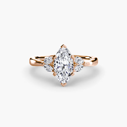Celestial Cluster Engagement Ring