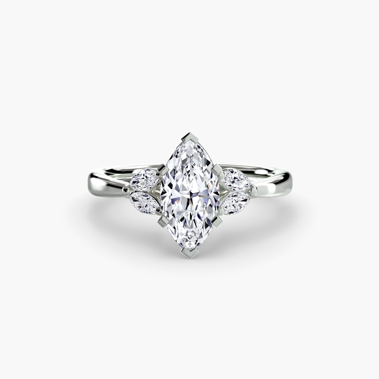 Celestial Cluster Engagement Ring