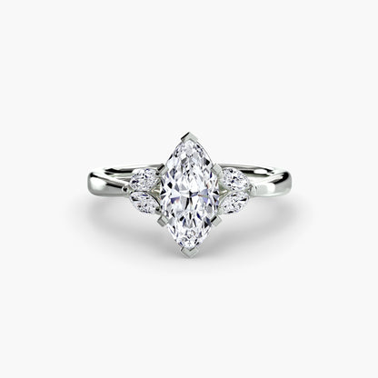 Celestial Cluster Engagement Ring