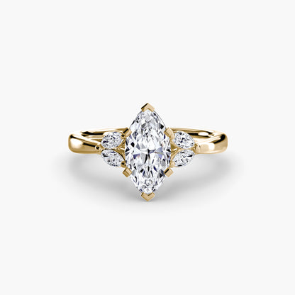 Celestial Cluster Engagement Ring